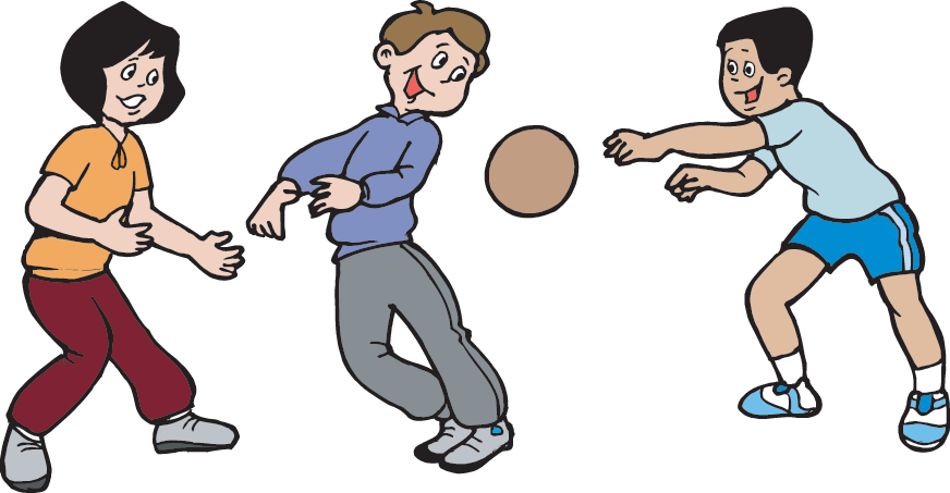 Instead, Here Are Some Old Fashioned Games To Play - Clip Art Dodge Ball (872x453)