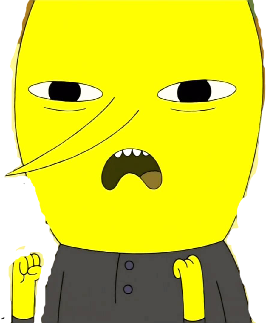 Finn The Human Adventure Time Mine Jake The Dog Lady - Lemongrab Transparent (1920x1080)