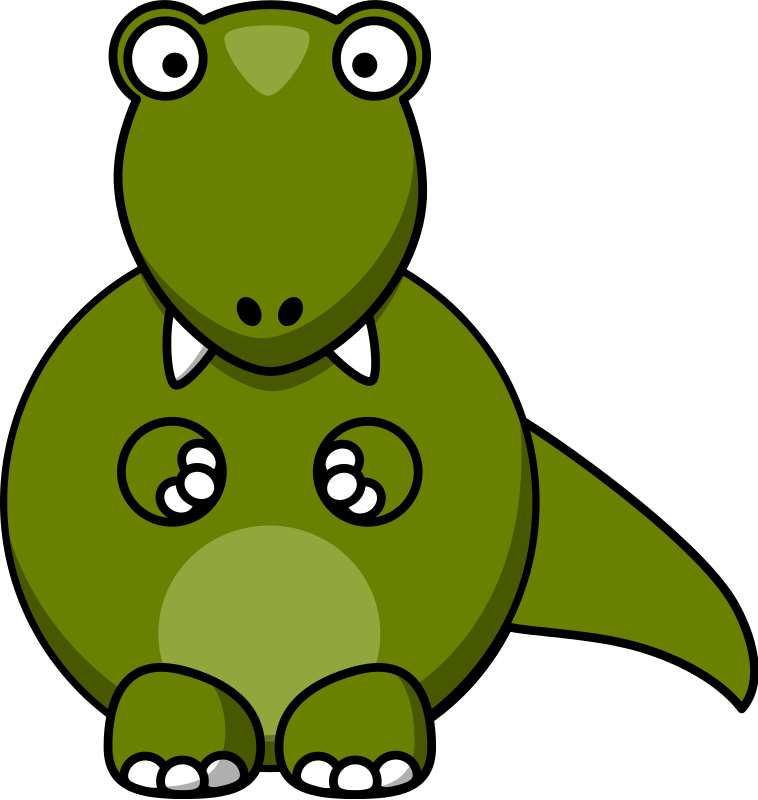 Get Notified Of Exclusive Freebies - Dinosaur Clip Art (758x800)