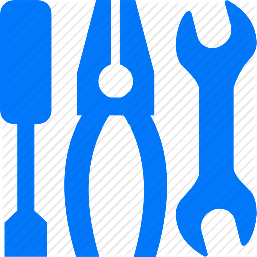 Axe Picture - Icon Tools Blue (512x512)