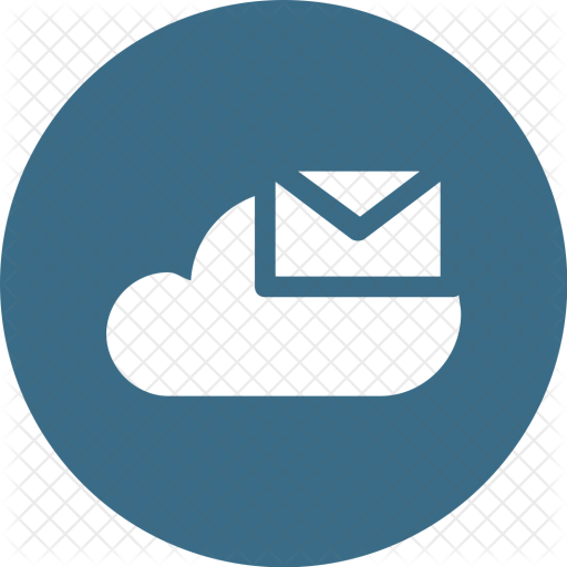 Cloud, Storage, Online, Data, Big, Database, Mail Icon - Emblem (512x512)