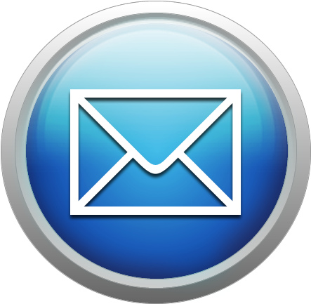 Blue Email Icon - Mail Icon (600x450)