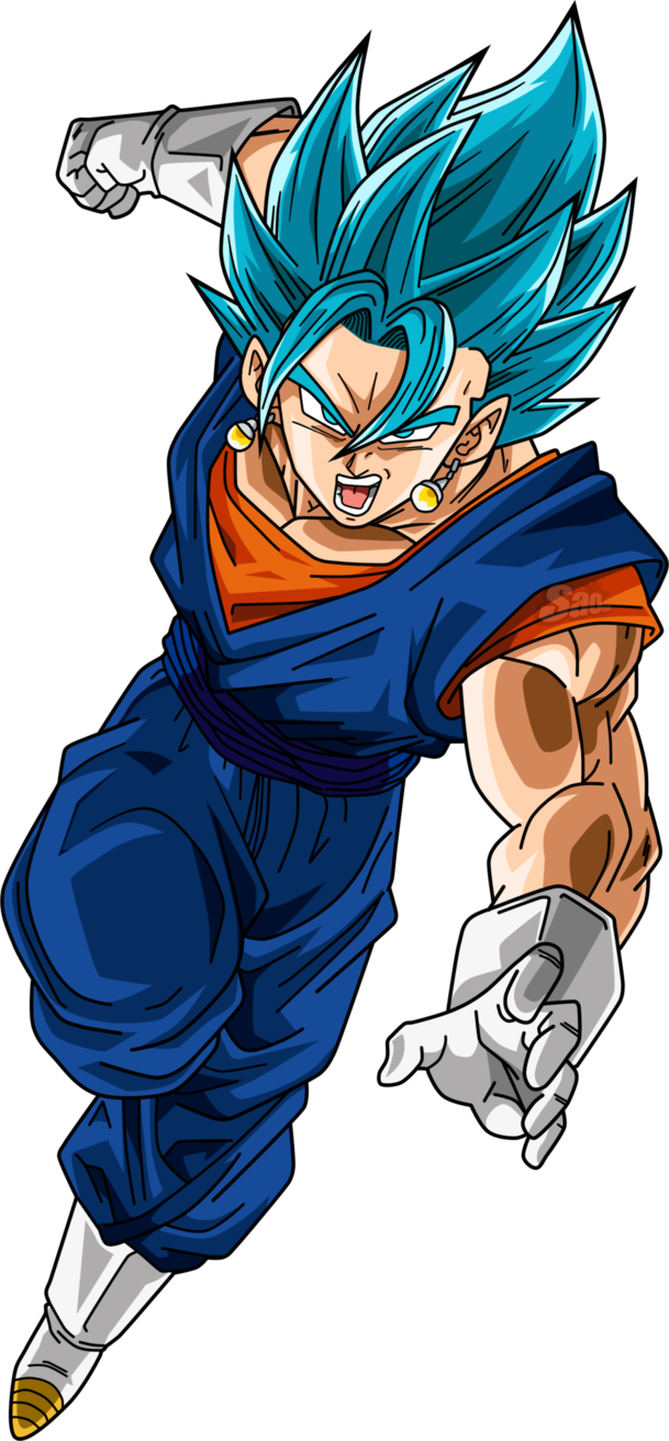 Vegetto Ssj Blue By Saodvd On Deviantart - Vegetto Ssj Blue Png (609x1312)