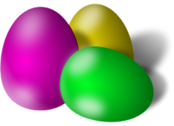 As We Are Wrapping Up Easter Eggs - Easter Egg Clip Art (597x432)