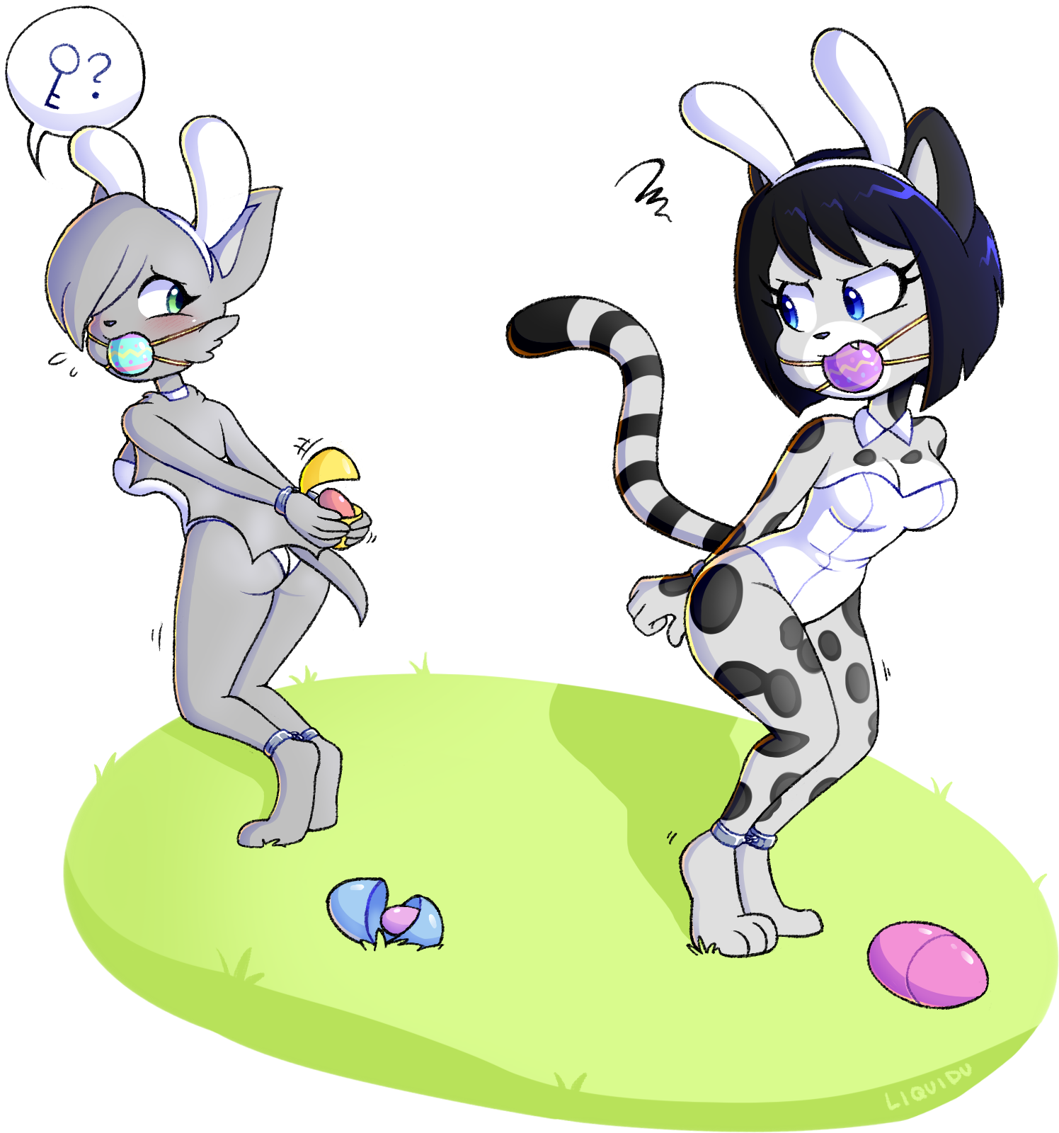Key-ster Egg Hunt - Cartoon (1850x1850)