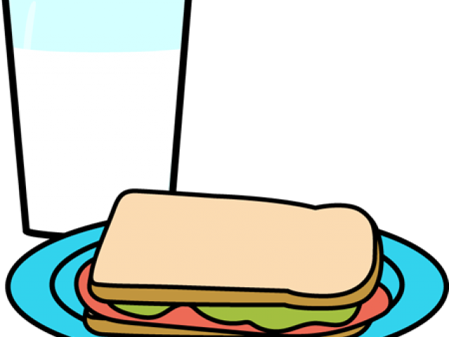 Glass Of Milk Clipart - Clipart Art Lunch (640x480)