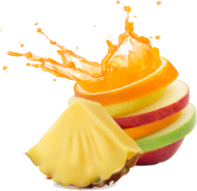 A Blend Of Tropical Fruit Juicy Flavors, Packed With - Graphic Design Creative Idea (400x400)