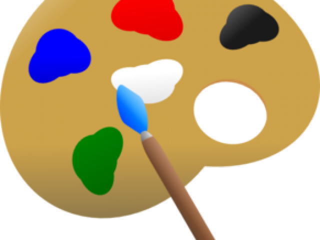 Painting Clipart Paint Palette - イラスト 美術 (640x480)