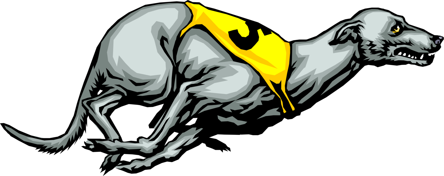 Greyhound Clipart Greyhound Racing - Greyhound Racing Clipart (1758x700)