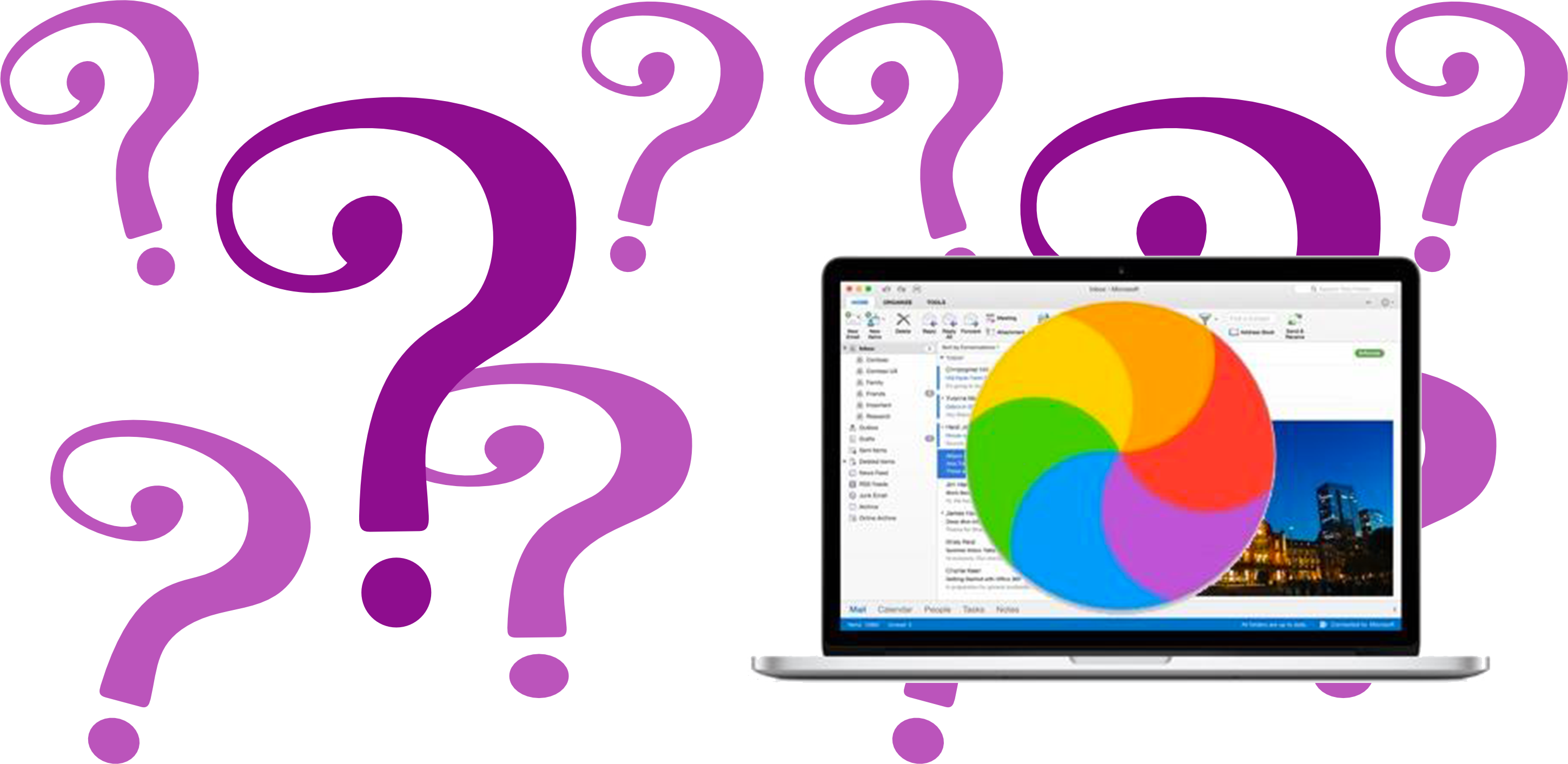 Reports Of Bugs - Clip Art Question Marks (2899x1413)