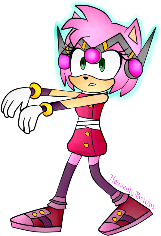 Under Control By Heavenly-bright - Amy Rose Mind Controlled (800x800)