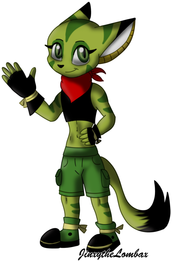 Carol The Wildcat By Jinxythelombax - Cartoon (750x1064)