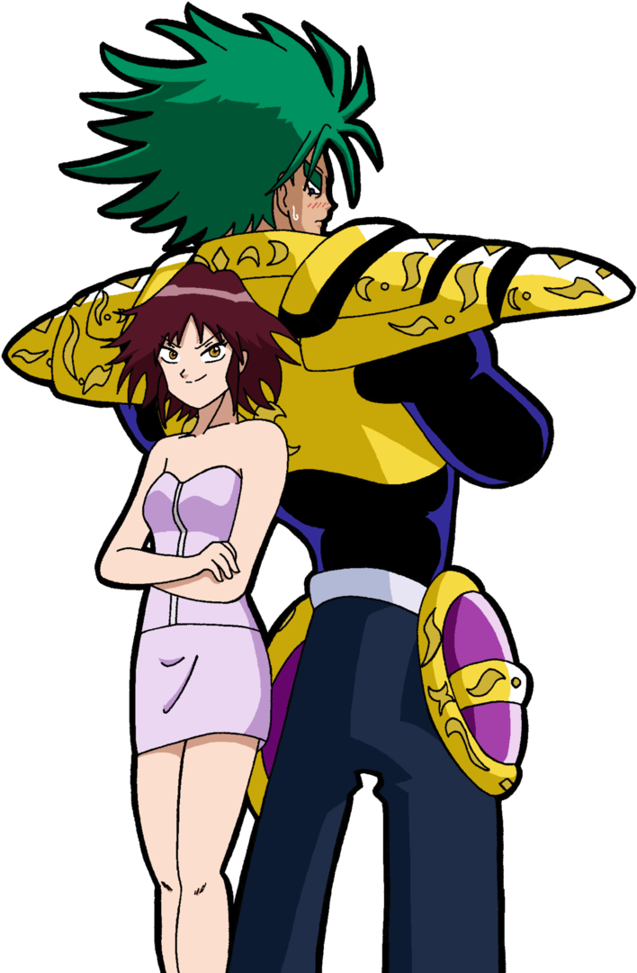 Gift For Animeangel1894- Soldier And Heavenly King - Nightingirl Bobobo Bo Bo Bobo (732x1092)