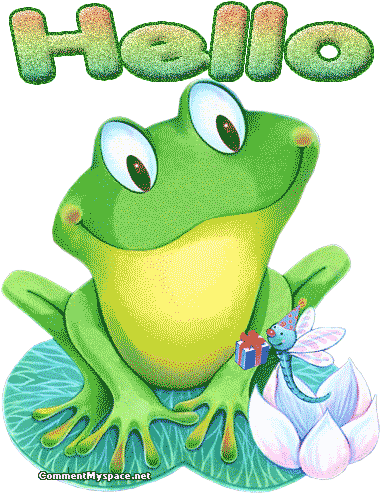 Frog Gifs Google Search Frog Pics Gifs Pinterest Frogs - Frog Saying Hello (400x500)
