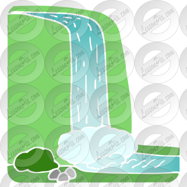 Waterfall Clipart Transparent - Waterfall (380x380)