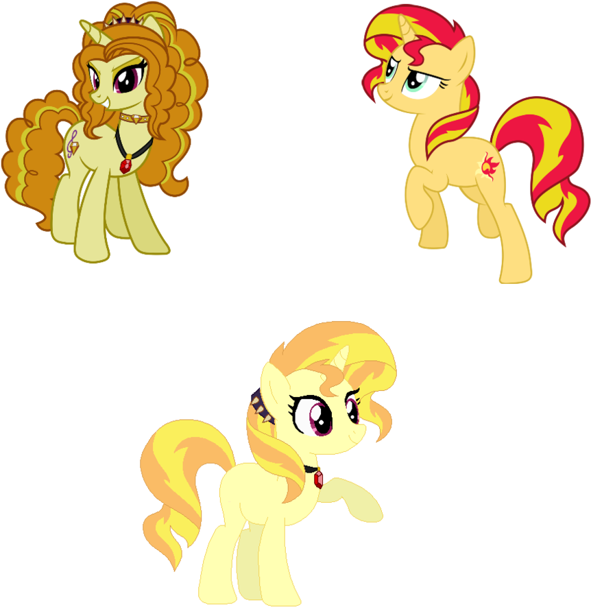 Celeskumaenoshima Mlp Crack Ship Sunset X Adagio Sunrise - Sunset Shimmer Pony Drawing (911x921)