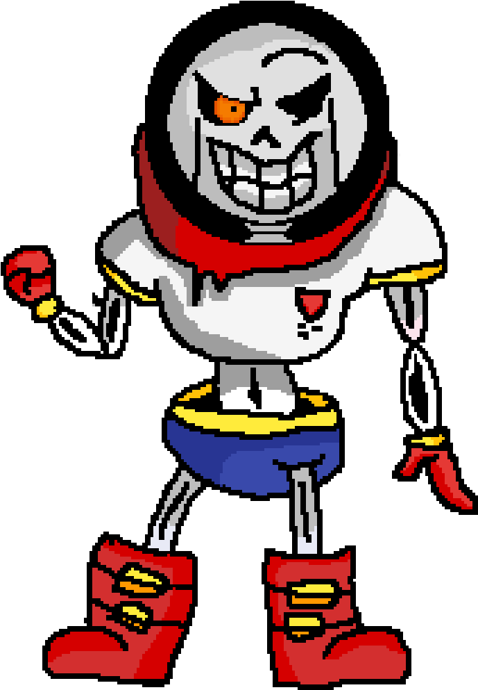 Disbelief Papyrus Without Sans's Jacket - Cartoon (1200x1200)