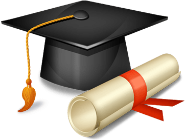 Consultants For Germany In Ahmedabad - Graduation Cap And Diploma Png (456x272)