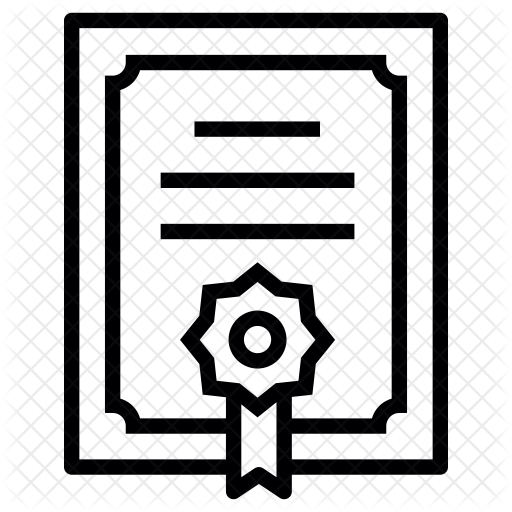 Certificate Icon - Diploma (512x512)