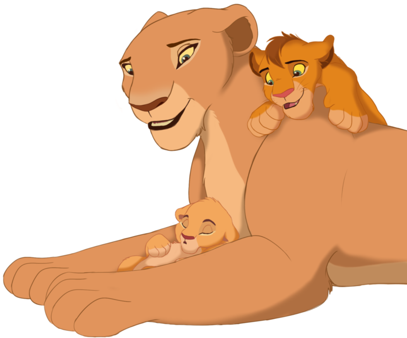 Lion King Baby Simba And Nala - Illustration (848x942)