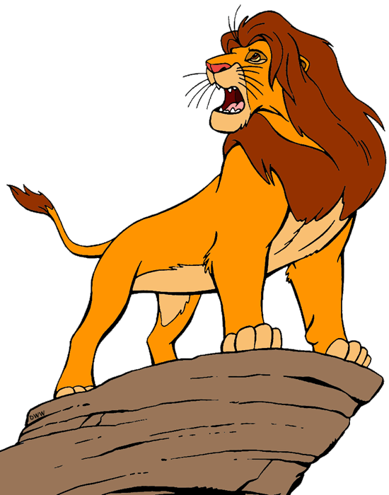 The Lion King Clipart Transparent - Lion King Roar Clipart (550x700)