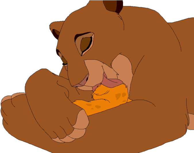 Lion King Baby Kiara Download - Baby Simba And Sarabi (900x532)