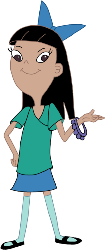 Ginger Dressed As Stacy - Phineas And Ferb (774x1032)