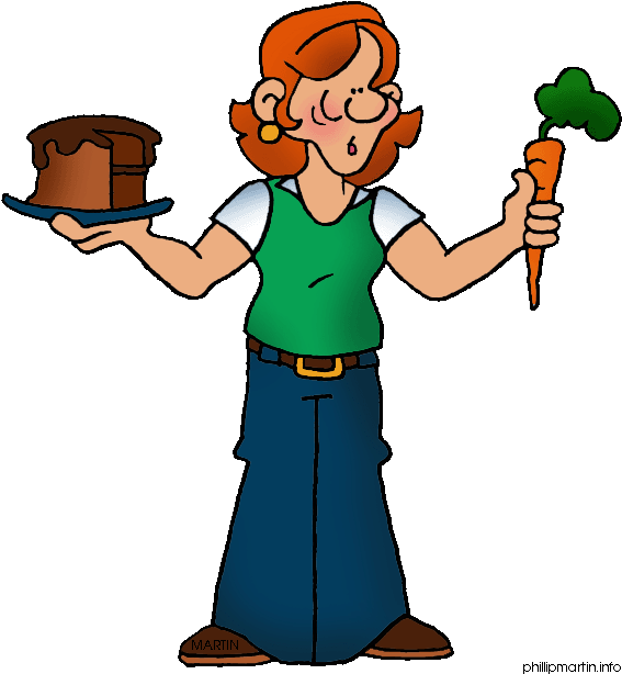 Diet - Clipart - Consumer Health Clip Art (598x648)