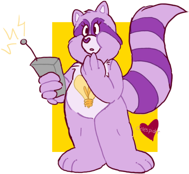 Brightheart Raccoon By Celespider - Raccoon (942x848)