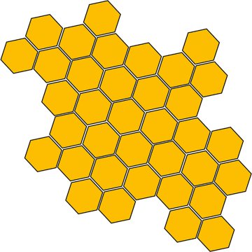 Honey Comb, Text Box, Gift Box, Hexagonal Png And Vector - Honeycomb (360x360)