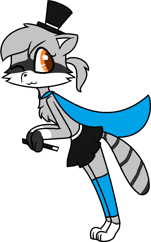 Trashie The Raccoon By Trashietheraccoon - Cartoon (640x976)