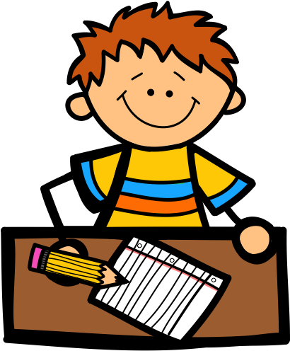 Writing - Kid Writing Clipart (574x604)