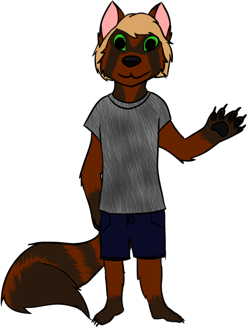 Dominic The Raccoon By S P E A R M I N T - Illustration (800x800)