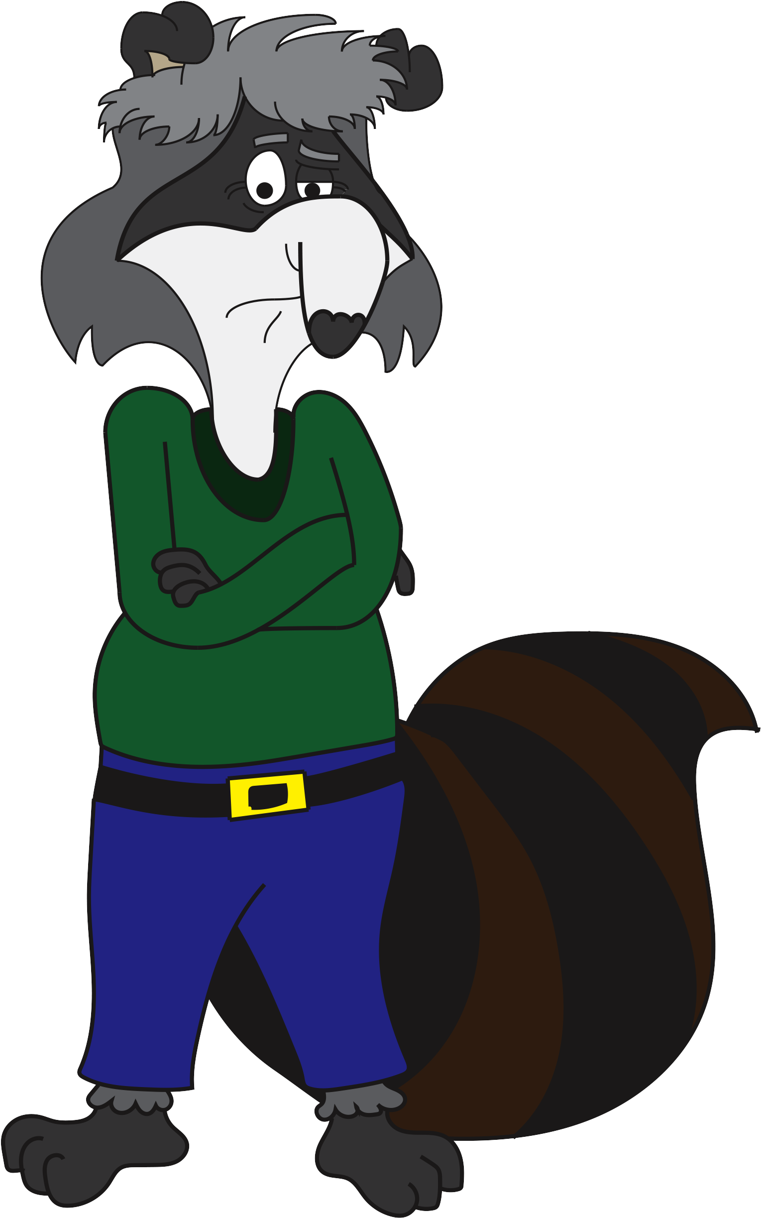 Robert Raccoon By Vincentberkan Robert Raccoon By Vincentberkan - Raccoon (1574x2476)