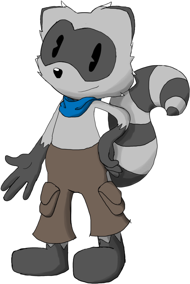 Richie The Raccoon By Kds2 - Cartoon (771x1037)