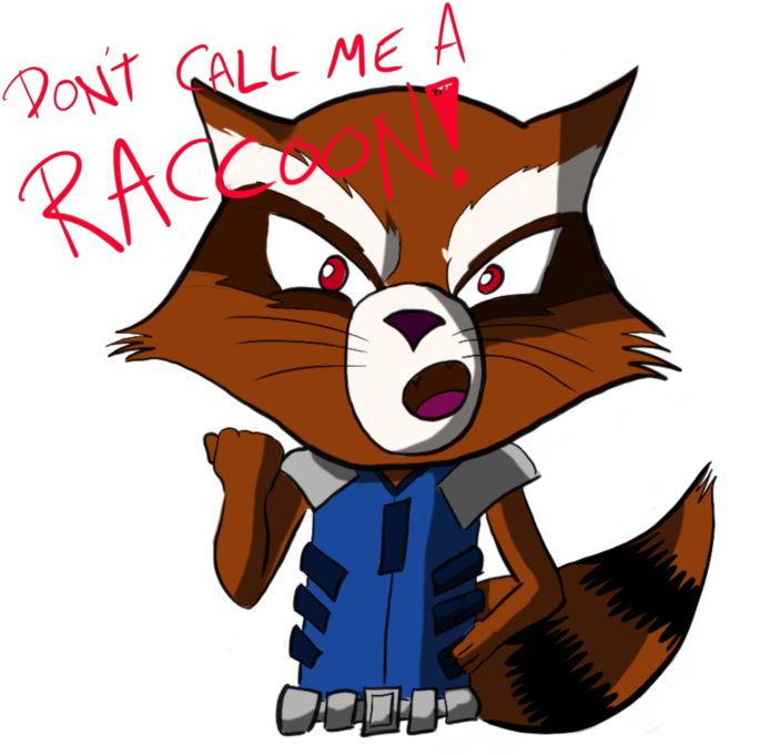 Don't Call Me A Raccoon By Zackowacko - Cartoon (1024x683)