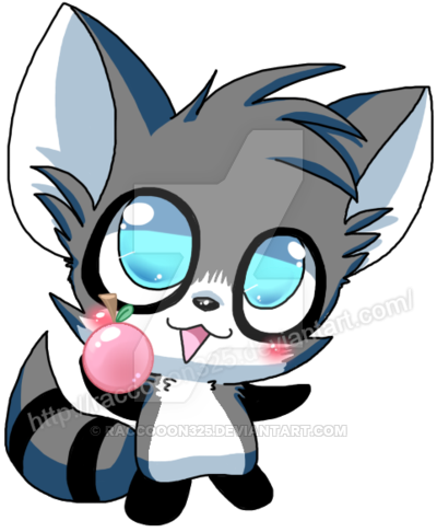 Rocky Raccoon By Celestialgalaxies - Cartoon (400x486)