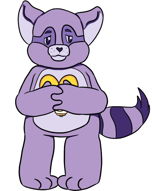 My Bf Requested A Brightheart Raccoon So Here He Is - Cartoon (500x663)