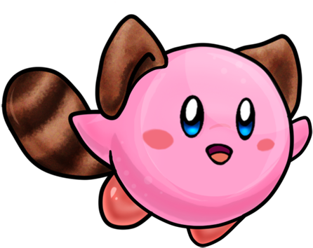 Raccoon Kirby By Hannah66665 - Raccoon Kirby (515x409)