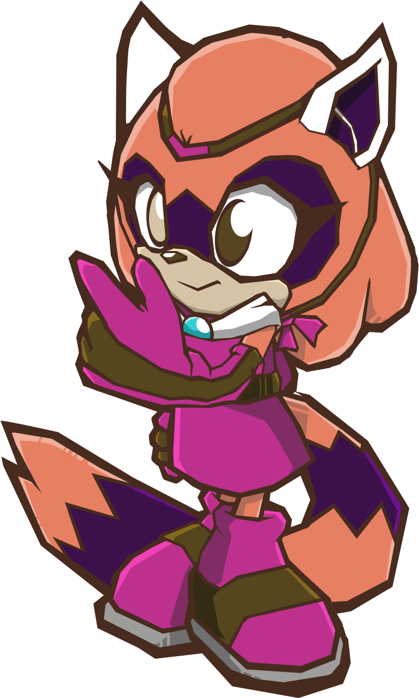Breeze The Raccoon In Sonic Battle Style By Blueblurapple - Sonic Battle (976x1404)