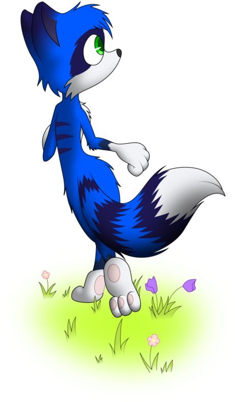 Frolicking Raccoon By Fluffyxai - Raccoon (855x934)