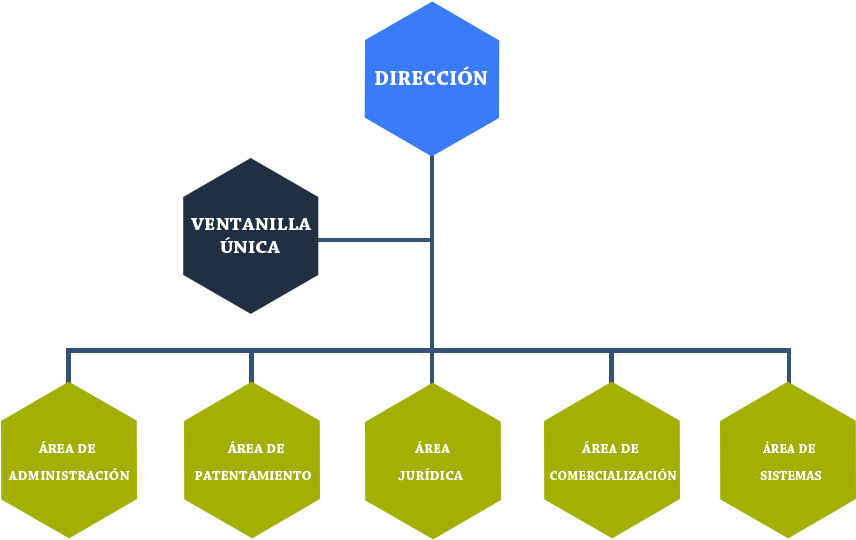 Organization Chart - Organigrama De Una Oficina (900x600)