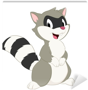 Dibujos Animados De Un Mapache (400x400)