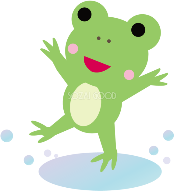 Tree Frog Puddle Clip Art - True Frog (660x660)
