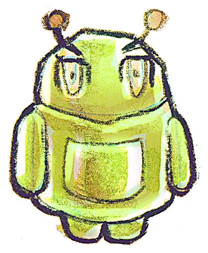 Crayon Android Icon, Png Clipart Image - Android Icon Drawing (512x512)