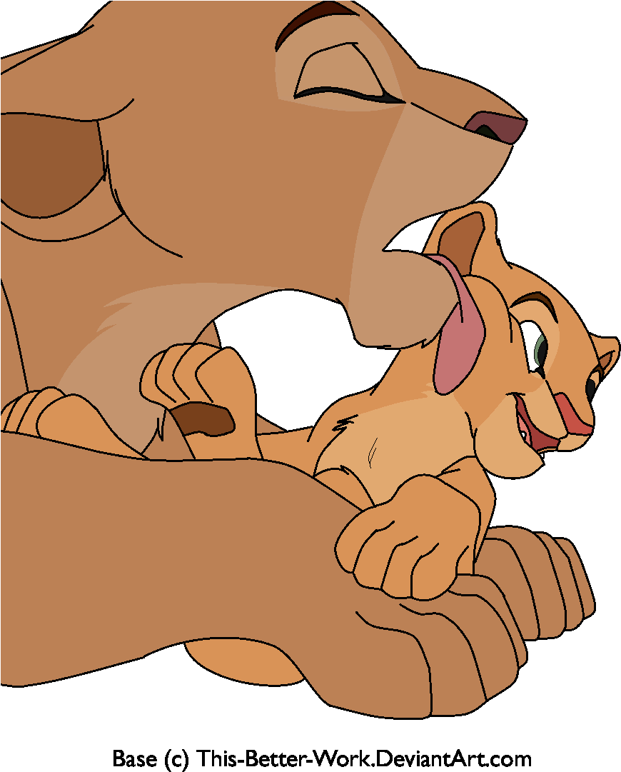 Nala Base By This Better Work - Nala And Kiara Base (876x1080)