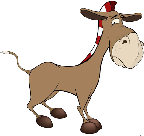 Donkey Cartoon Clip Art - Donkey Drawing (550x550)