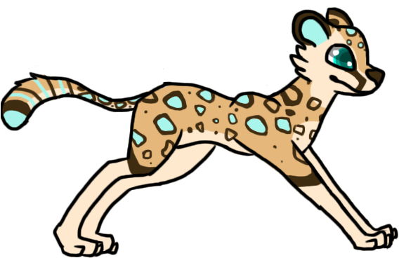 Cheetah Animation So Old By Starlightzs On Deviantart - Cheetah Tail Gif (600x550)