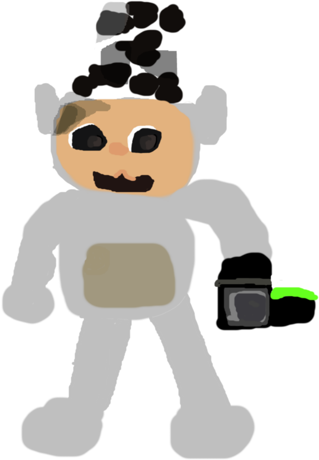 White Teletubbie By Longhorn Animates White Teletubbie - Cartoon (1024x1024)