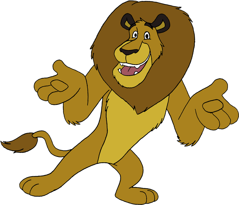 Alex Cliparts - Madagascar Alex Pose (830x725)